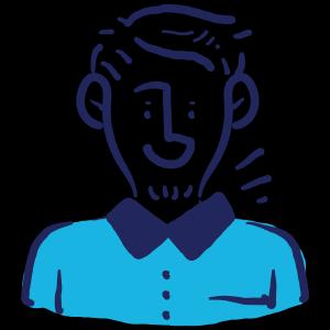 avatar of a man in a collared shirt