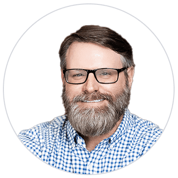 Headshot for Carl Stevens at SCORR Marketing
